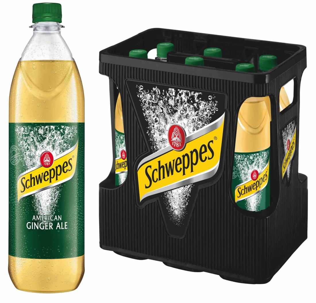 Schweppes, Ginger Ale 6x1 Ltr.