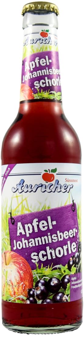 Auricher Apfel Johannisbeer Schorle 24x0,33 Ltr. Glas