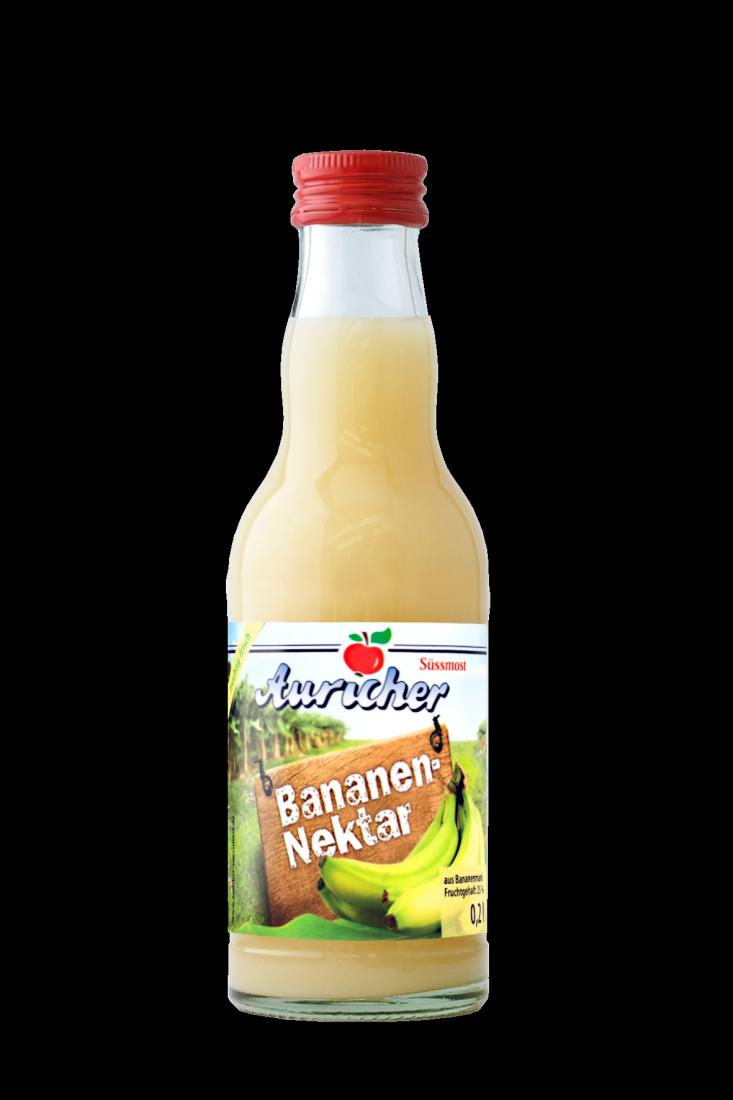 Auricher Bananen Nektar 12x0,2 Ltr. Glas