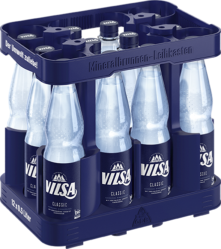 Vilsa Classic 12x0,5 Ltr. PET Flaschen MEHRWEG