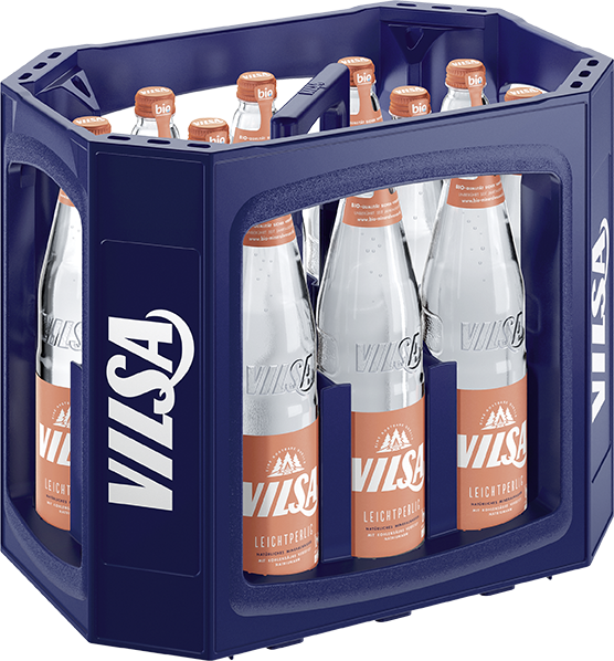 Vilsa Leichtperlig 12x0,7 Ltr. Glasflaschen MEHRWEG