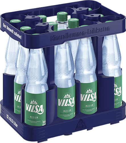 Vilsa Medium 12x0,5Ltr. PET Flaschen MEHRWEGPfand