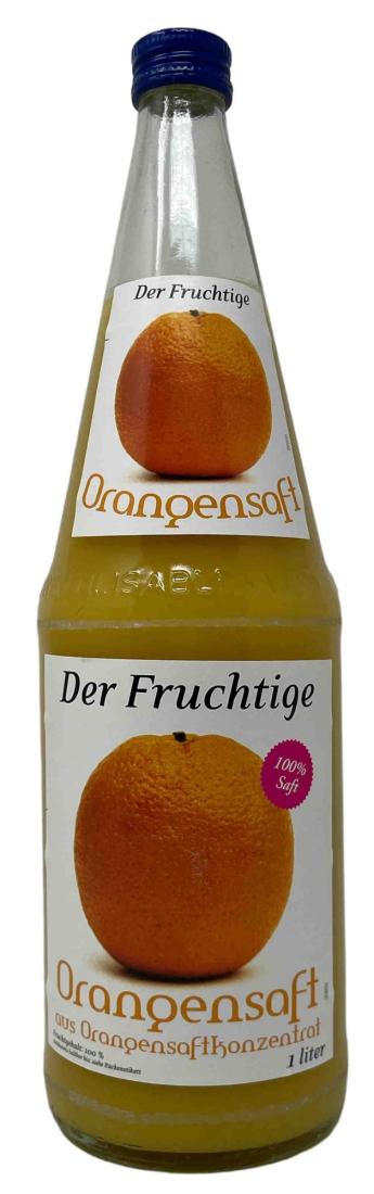 Der Fruchtige Orangensaft 6x1,0 Ltr Glasflaschen