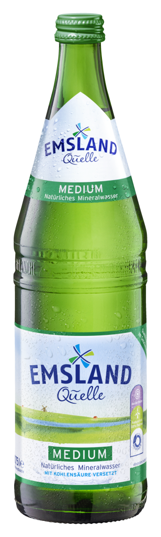 Emsland Quelle Medium 12x0,7 Ltr. Glasflaschen MEHRWEG
