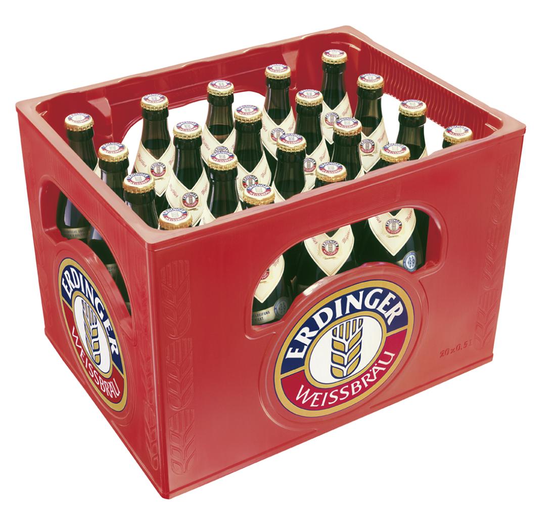 Erdinger HEFE Weissbier 20 x 0,5 Ltr.r.