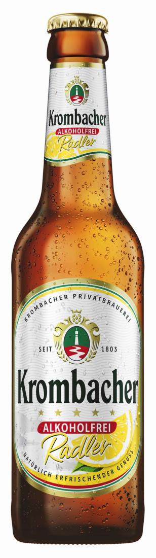 Krombacher Radler, alkoholfrei 24x0,33 Ltr3 Ltr.