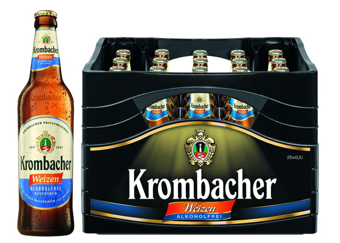 Krombacher WEIZEN Alkoholfrei 20 x 0,5 Ltr