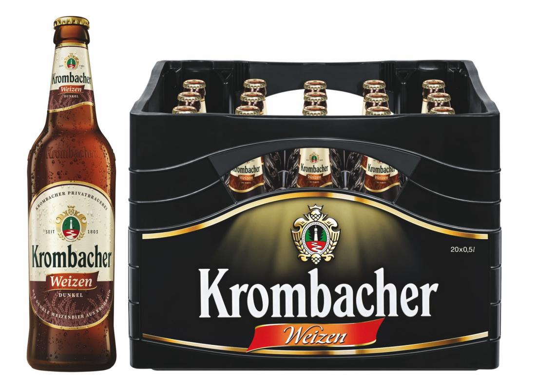 Krombacher WEIZEN Dunkel 20 x 0,5 Ltr