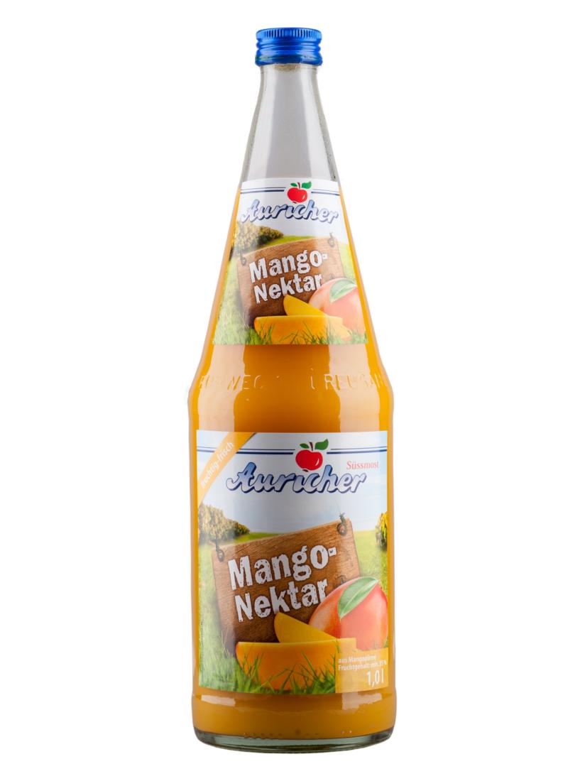 Auricher Mango Nektar 6x1,0 Ltr Glasflaschen