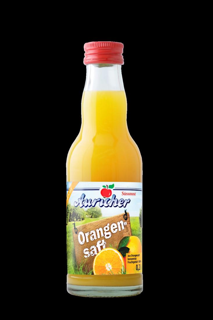 Auricher Orangensaft Fairtrade 12x0,2 Ltr. Glas
