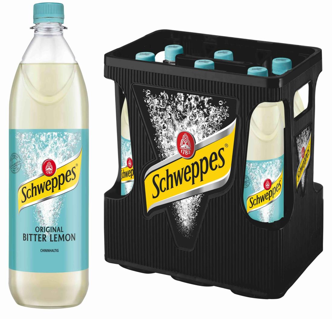 Schweppes, Bitter Lemon 6x1 Ltr.