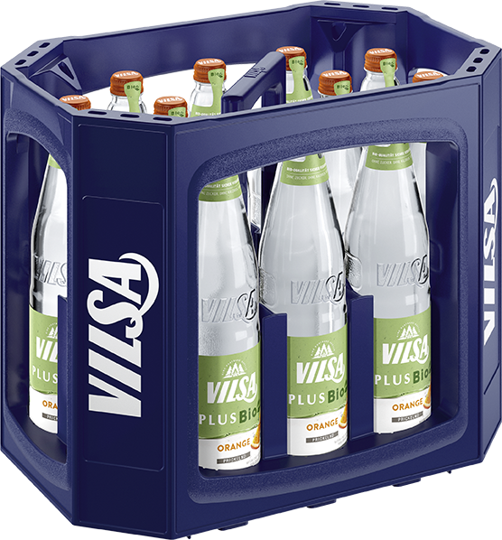 Vilsa Plus Bio Orange 12x0,7 Ltr. Glasflaschen MEHRWEG