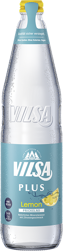 Vilsa Plus Lemon 12x0,7 Ltr. Glasflaschen MEHRWEG