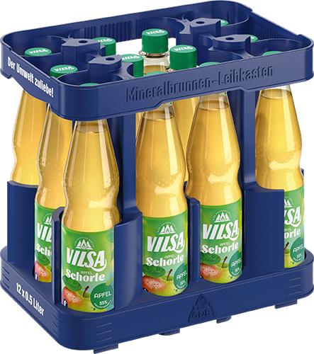 Vilsa Apfelschorle 12x0,5 Ltr. PET Flaschen MEHRWEG
