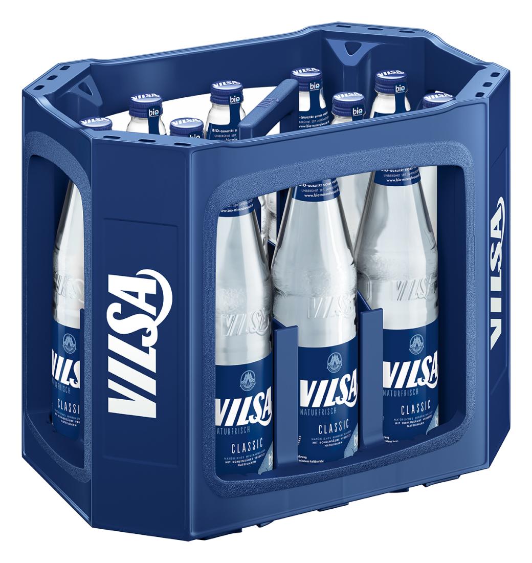 Vilsa Classic 12x0,7 Ltr. Glasflaschen MEHRWEG