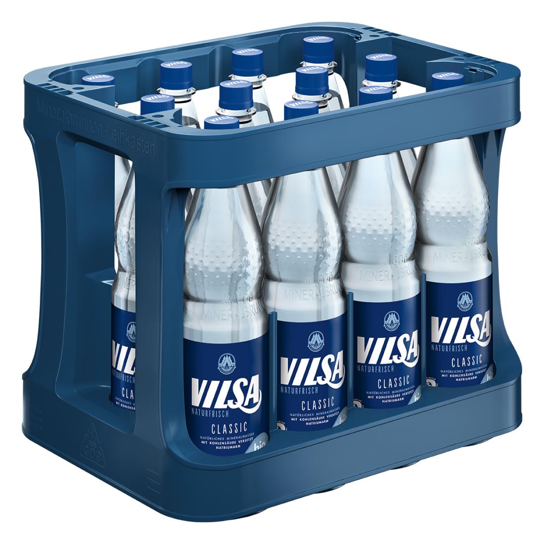 Vilsa Classic 12x1,0 Ltr. PET Flaschen MEHRWEG