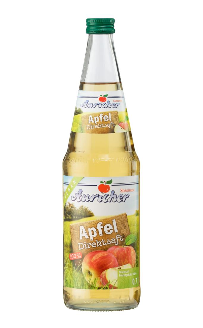 Auricher Apfelsaft 6x0,7 Ltr Glasflaschen