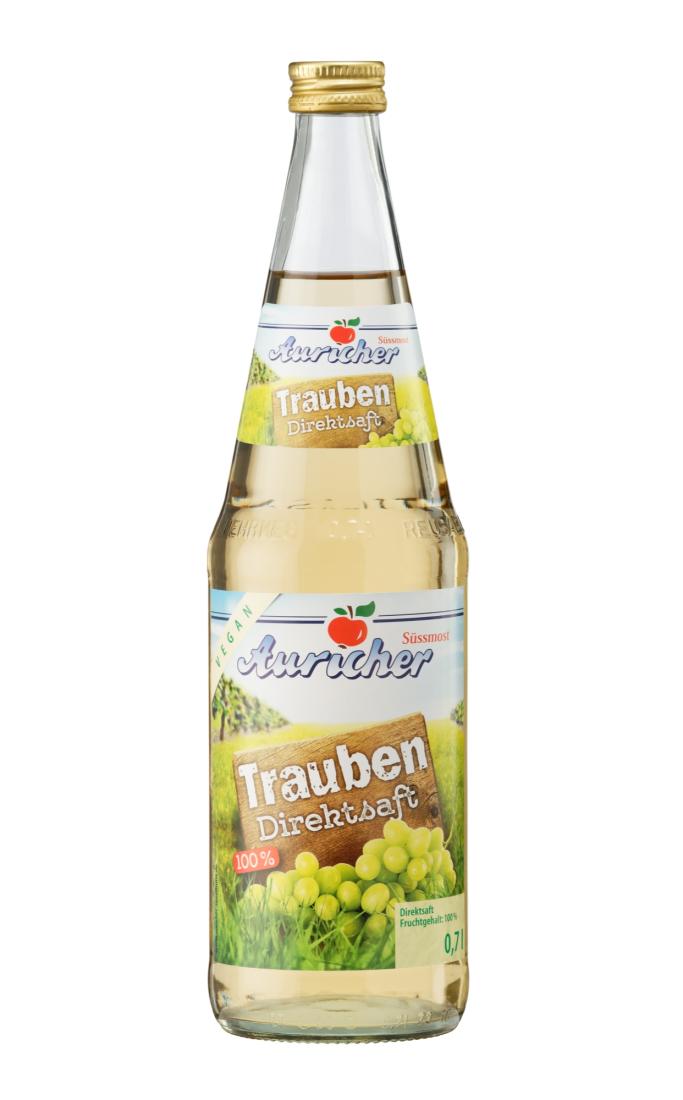Auricher Trauben Direktsaft weiß 6x0,7 Ltr Glasflaschen