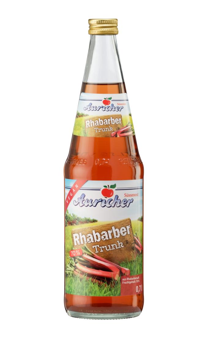 Auricher Rhabarberschorle / Trunk 6x0,7 Ltr Glasflaschen